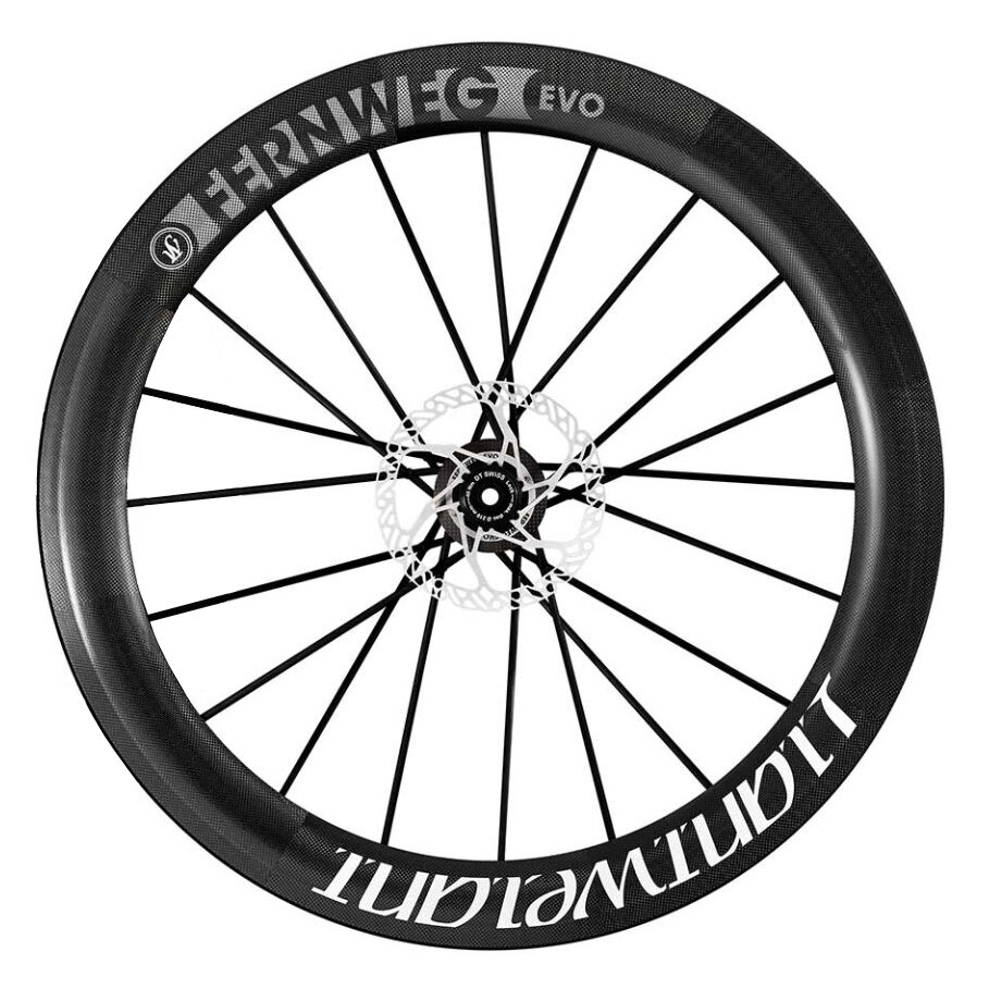 Rueda Delantera Lightweight Fernweg EVO 63 Carbon Tubeless Disc LordGun