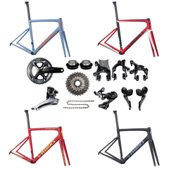Specialized S-Works Tarmac frame + Shimano Dura Ace 9100 Direct Mount groupset kit 