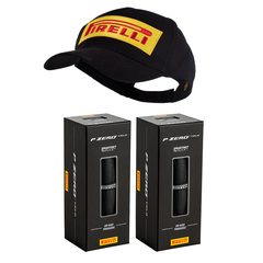 Pneus Pirelli Pzero Velo + casquette