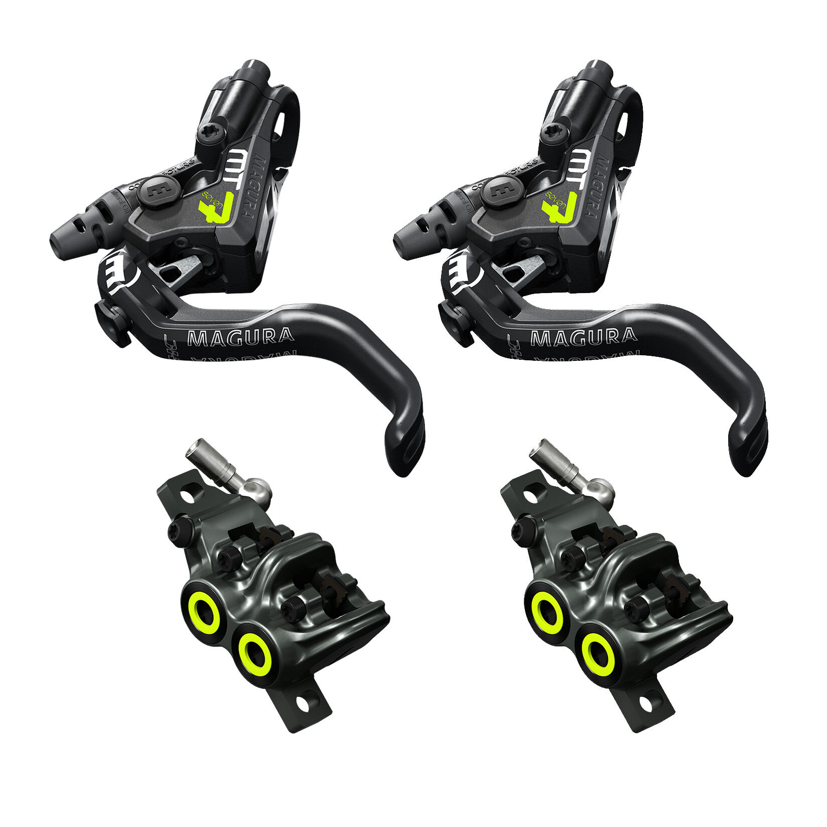 Magura MT7 Pro HC Complete Disc Brake. 2702431 FRONT AND REAR SET