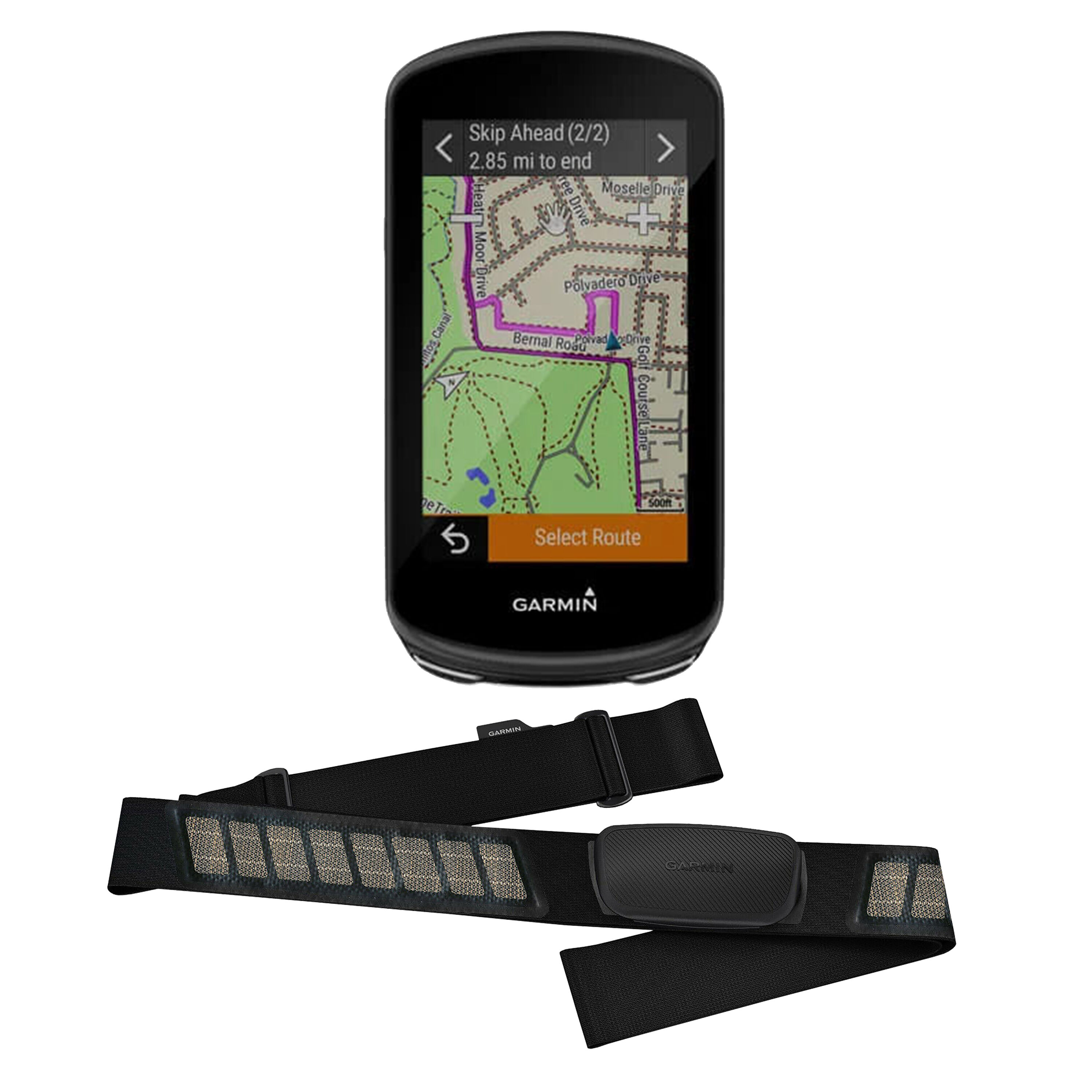 Garmin Edge 1030 Plus + Ceinture cardio-fréquencemètre Garmin HRM