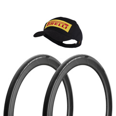 Pirelli P ZERO Race tyres TLR + Pirelli cap
