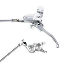 Hope Tech4 V4 Braided disck brake set silver silver