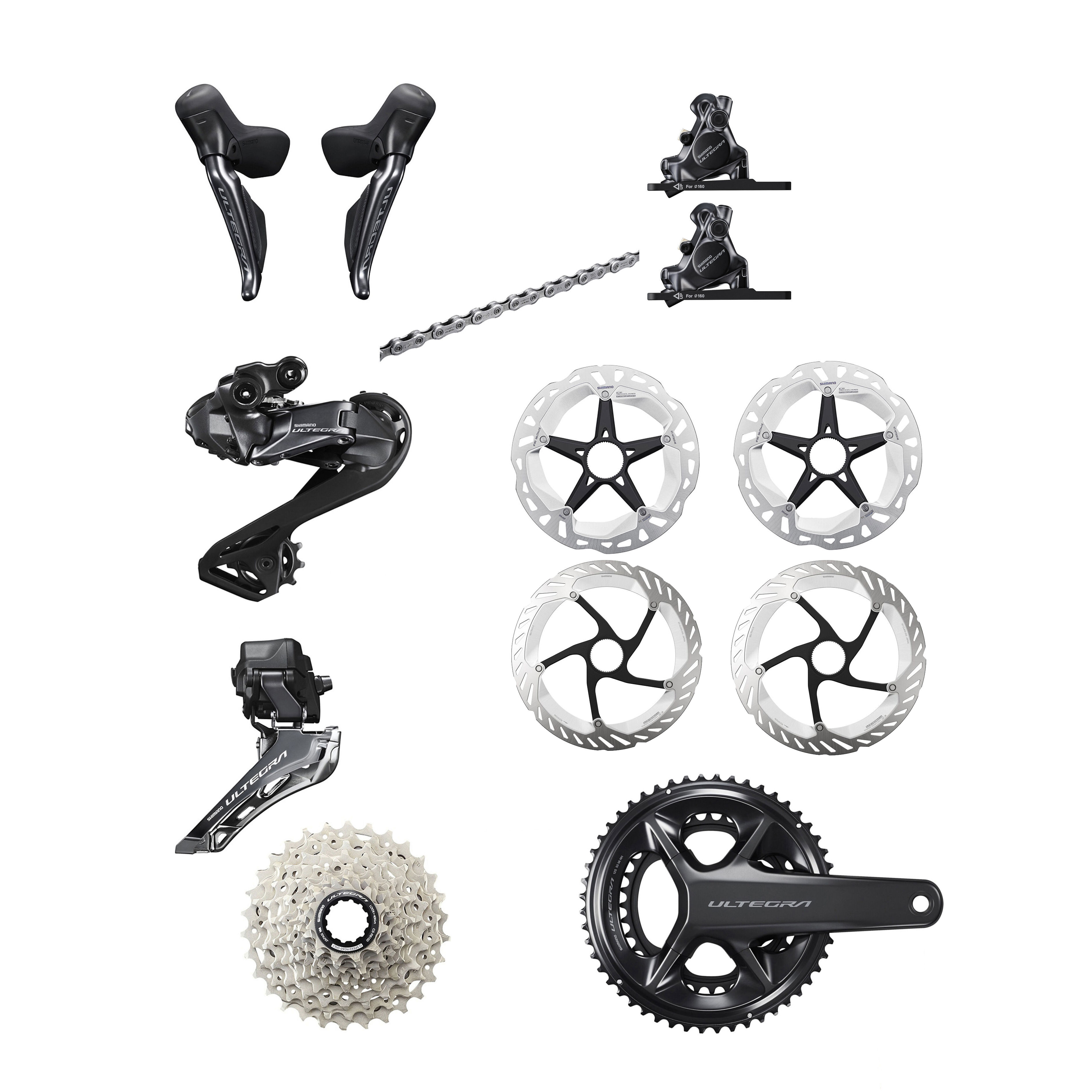 Shimano Ultegra Di2 グループセット Shimano ULTEGRA Di2 8100 12S Disc groupset LordGun online bike store