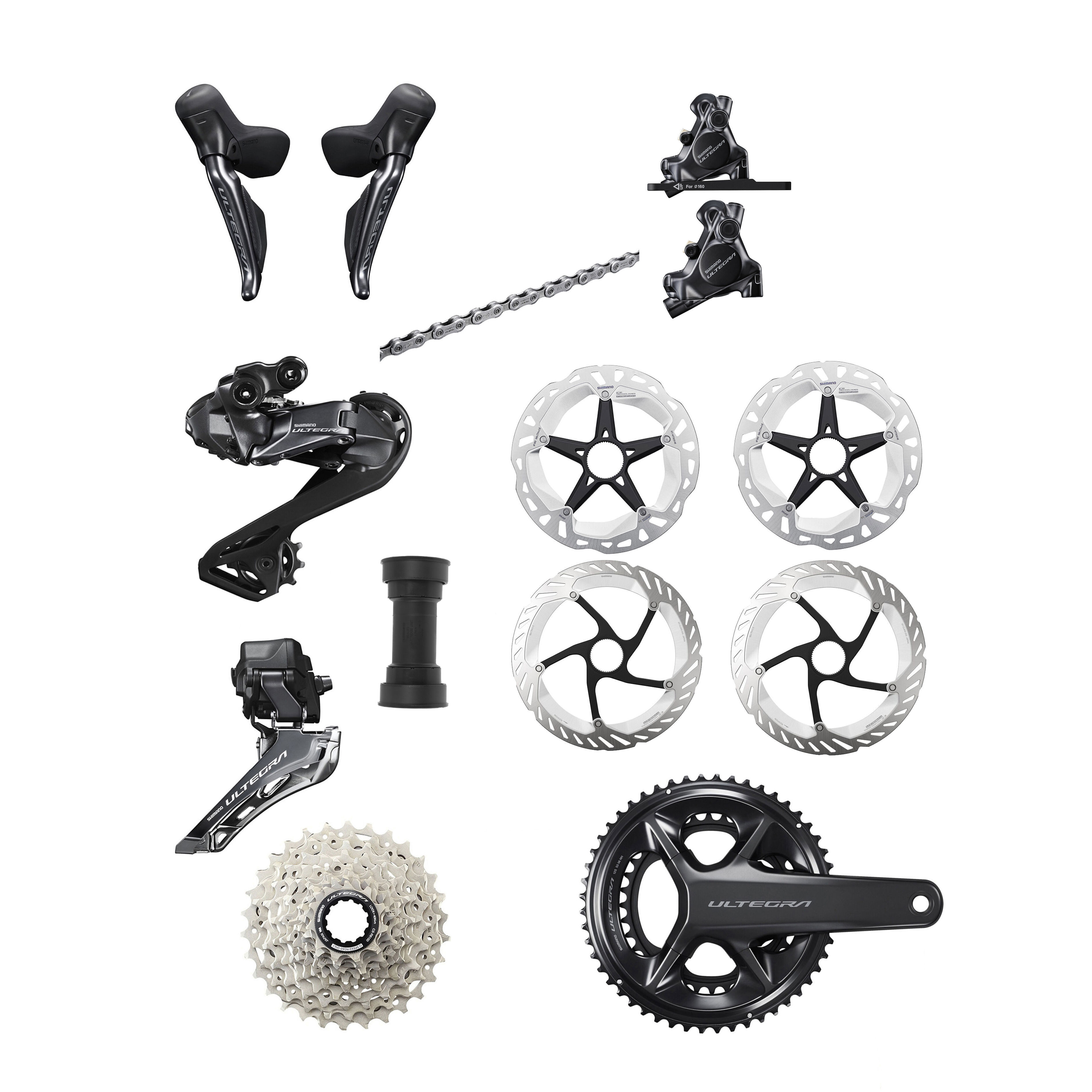 【りゅう】SHIMANO ULTEGRA Di2 8100 2x12速 Shimano ULTEGRA Di2 8100 12S Disc groupset LordGun online bike store