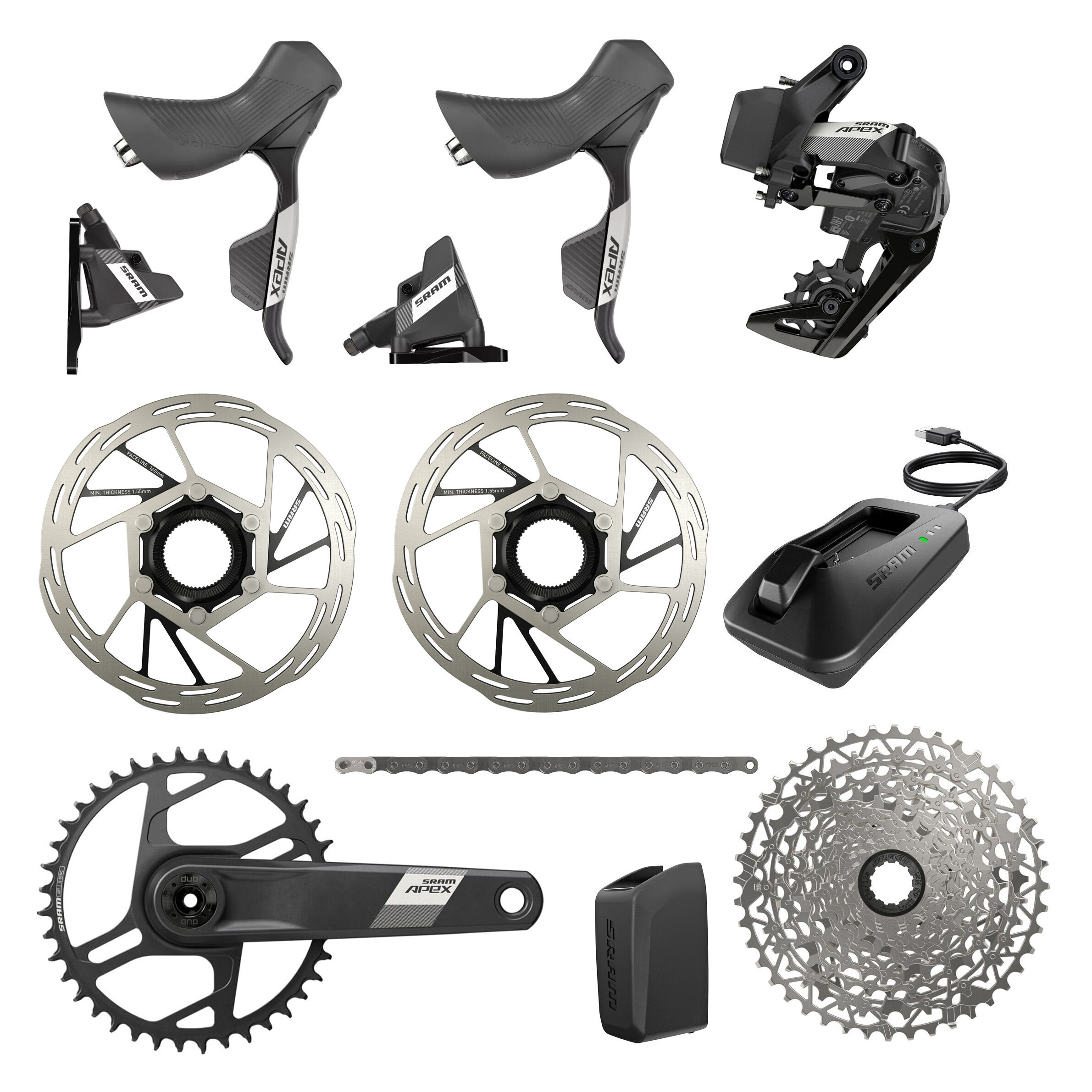 Sram Apex XPLR AXS Wide Disc 1x12S group LordGun online bike store