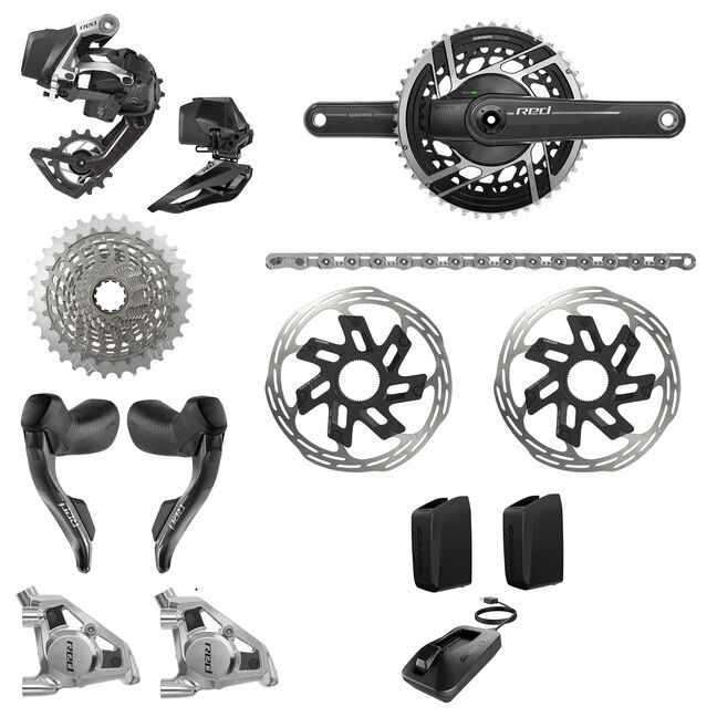 Gruppo Sram Red AXS E1 power meter 2x12v 46-33 LordGun online bike