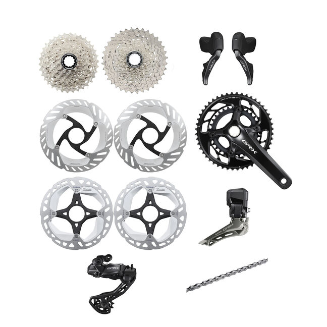 Bike Grx Di2 2x11 New Shimano GRX RX825 Di2 System
