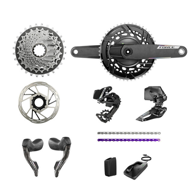 Sram Force AXS E1 2x12V Powermeter 48-35 groupset 2026 LordGun