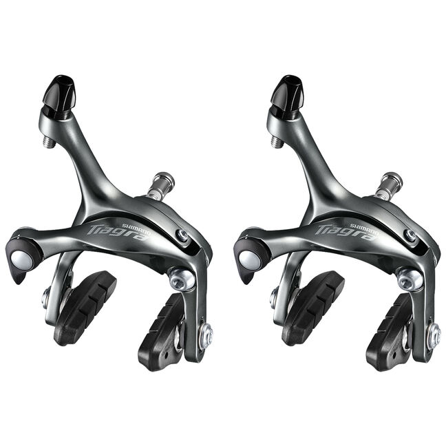 thumbnail image 2 of Shimano Tiagra BR-4700 Front & Rear Rim Brake Caliper Set – Silver, Road Bike 2 of 6