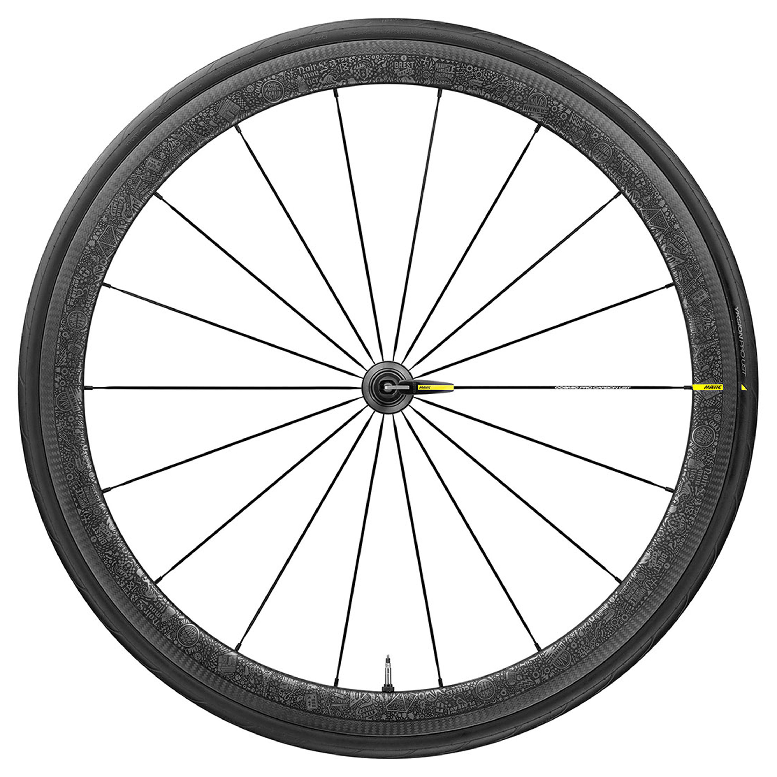 Mavic Cosmic Pro Carbon UST Tour de France Limited front wheel LordGun online bike store