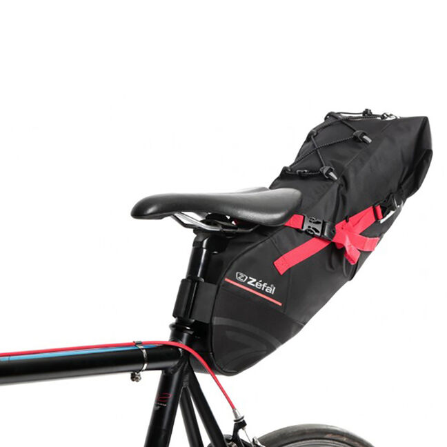 Sacoche De Selle étanche 1L – Idéale Pour VTT, Vélo De Route Et Trekking, Avec Support Feu Arrière
