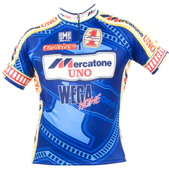 Maglia Mercatone Uno Pantani Replica Wega Santini