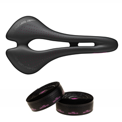 San Marco Aspide Supercomfort Racing Wide Open Lady woman saddle + bar tape