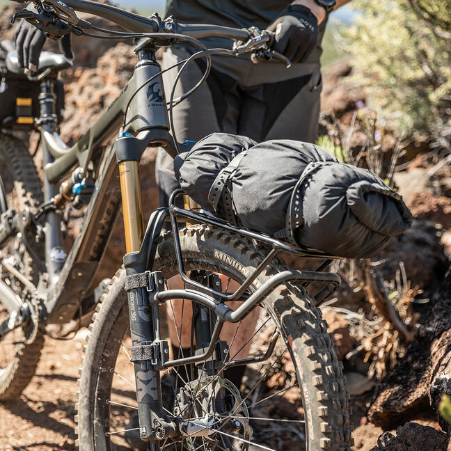 M Wave 440470 Portapacchi Anteriore Per Forcella Compatibile Bici Gra