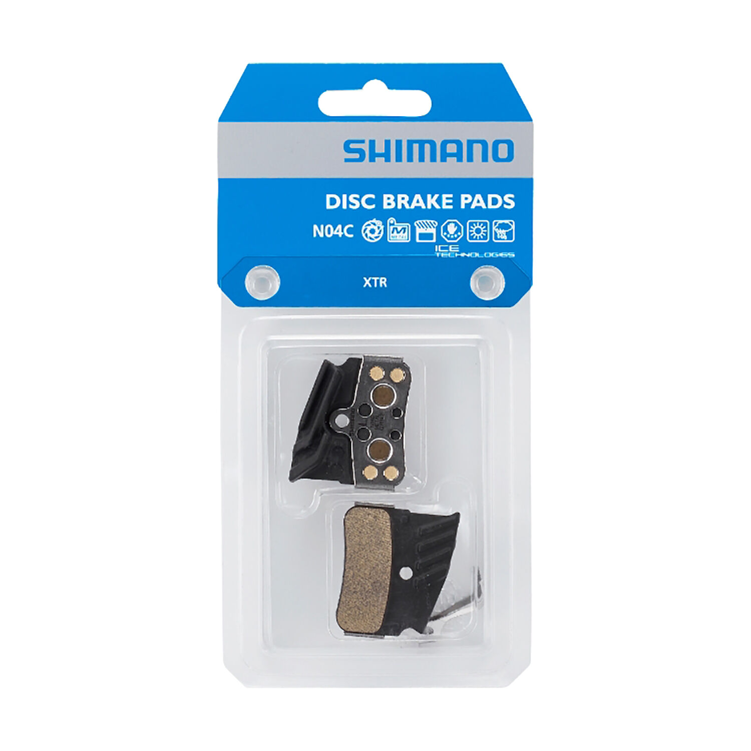 Shimano N04C Metal Brake Pads For Deore XT M8120, SLX M7120, XTR M9120 – Hydraulic Disc