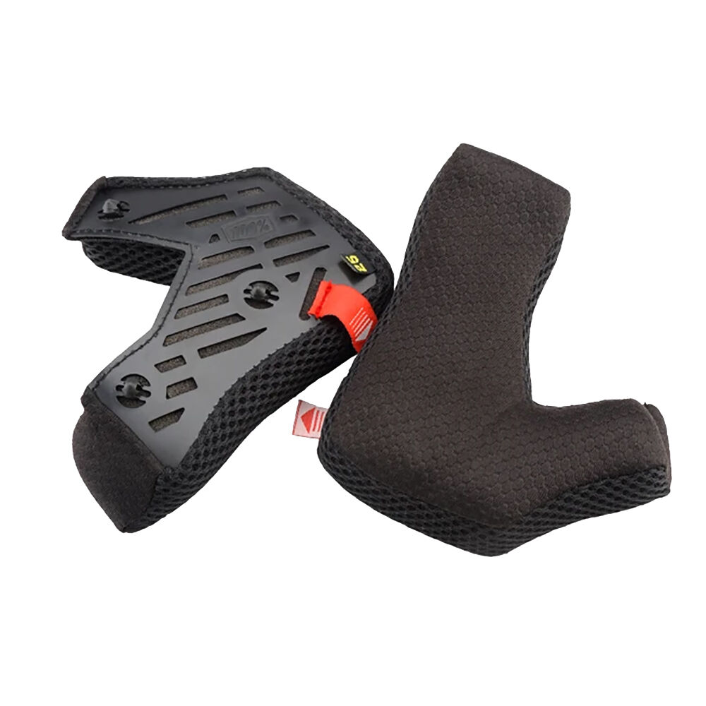 thumbnail image 2 of 100% Aircraft 2 Helmet Cheek Pad Replacement - Accessory Only For Compatible Helmets 2 of 2