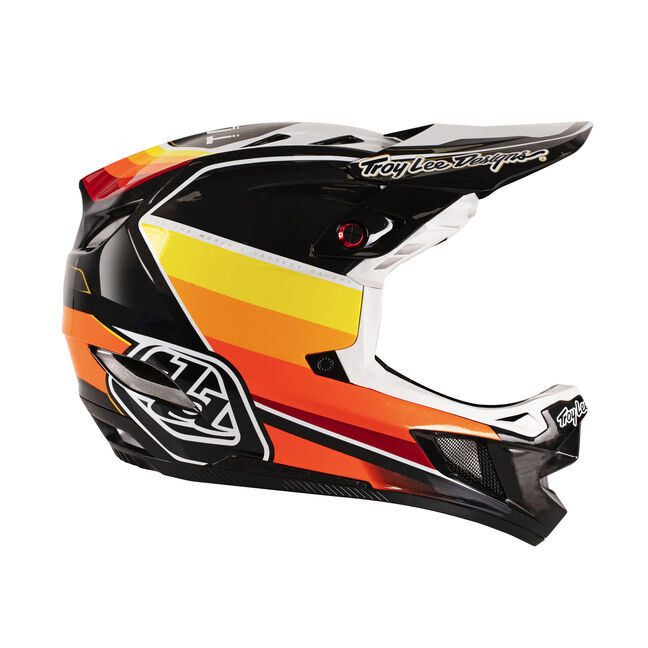 （新品） Troy Lee Designs D4 Carbon Full-Face Mountain Bike Helmet. Max Ventilation