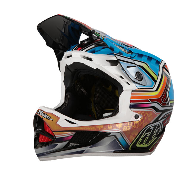 D4 Carbon Helmet W/MIPS Ever Black / Gold - Troy Lee Designs EU - View #12