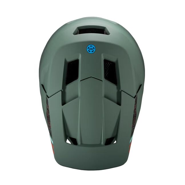 Casco MTB Leatt Gravity 1.0 V26 - Casco Rojo Para Descenso, Con Ventilación Y Tecnología Anti-rotación