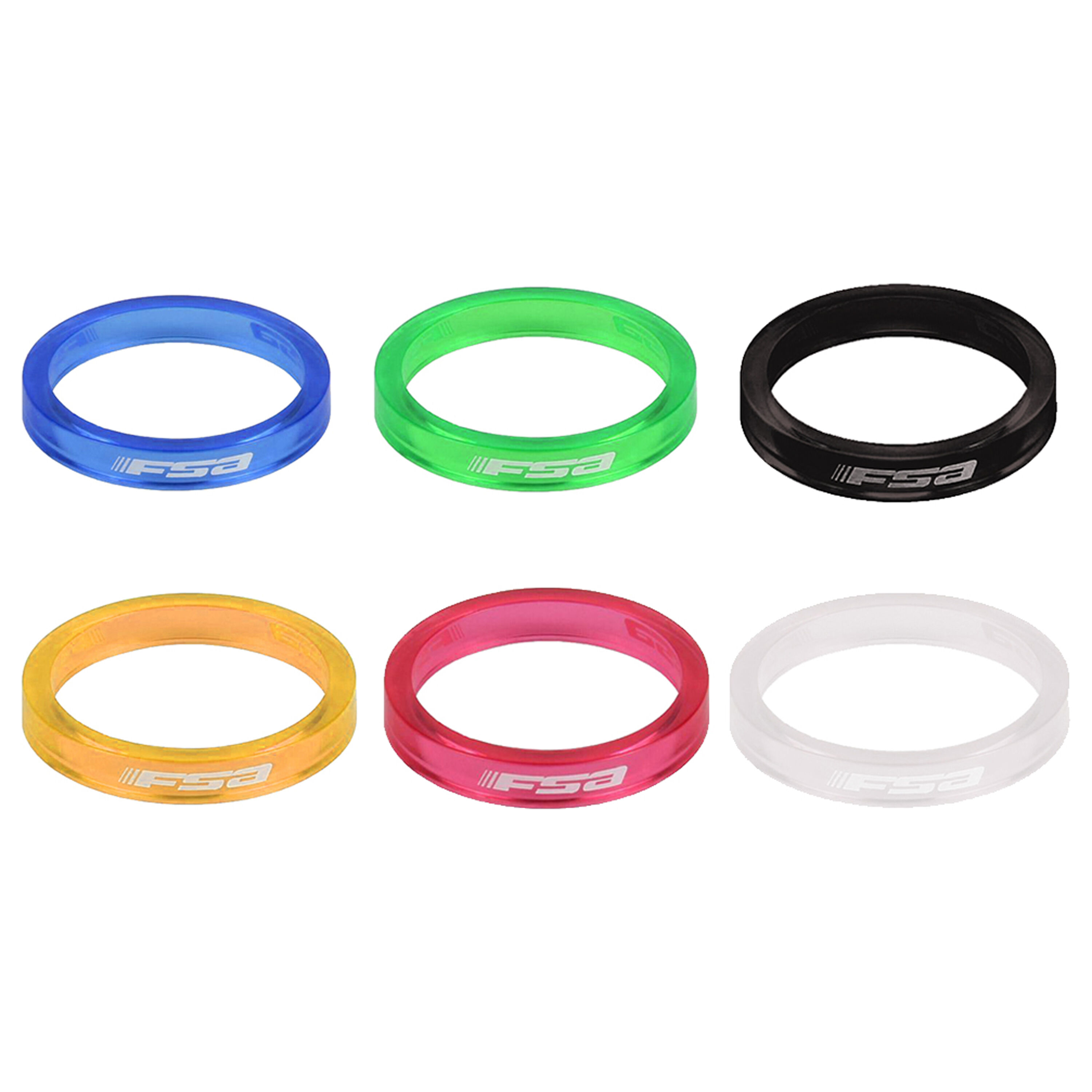 Halfords Fsa Polycarbonate FSA PolyCarbonate Headset Spacers