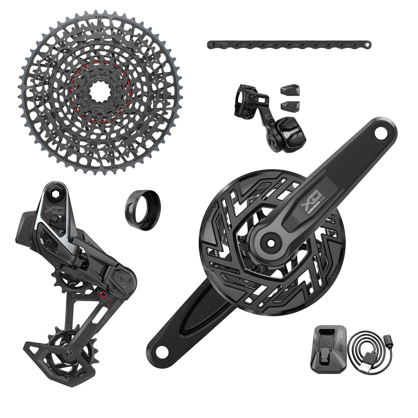 Corona SRAM Eagle T-Type E-MTB 36 Denti, Alluminio, 12 Velocità, Montaggio Diretto Per Bosch