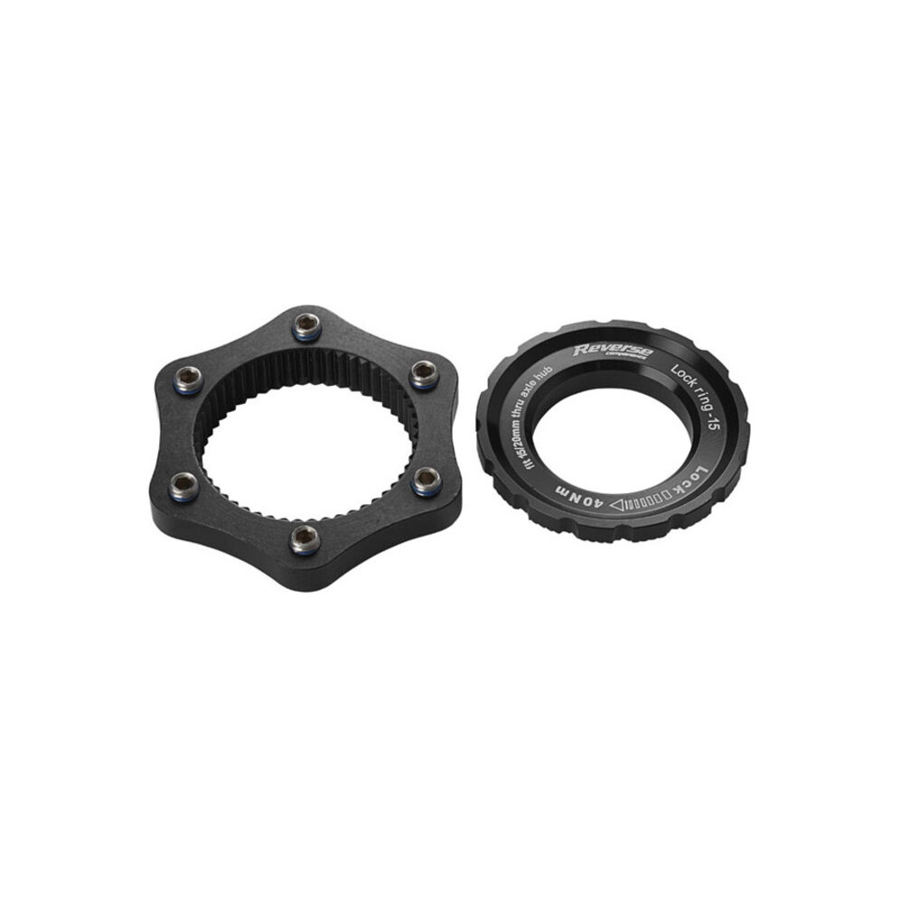 Reverse Components disc brake adapter from Center Lock to 6 bolts