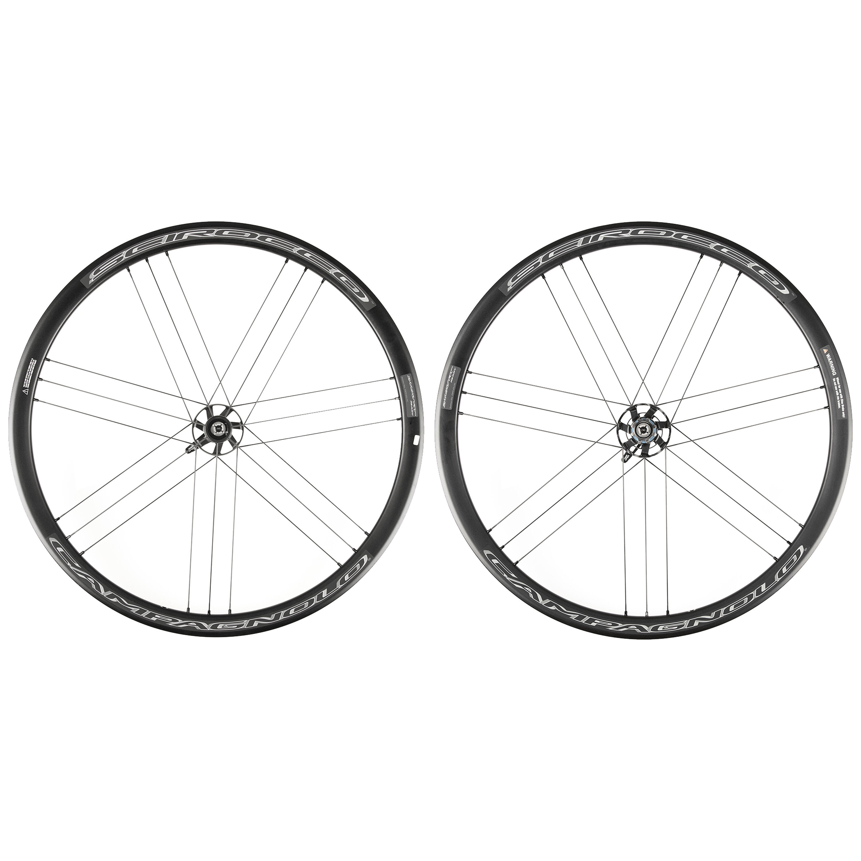 Campagnolo Scirocco G3 Wheelset / Black / 700C Clincher / 9Sp