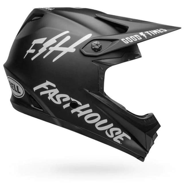 bell full-9 fasthouse helmet Youth Moto-9 MIPS Flying Colors Black/White / Youth Large/XL washable interior padding Bell Full-9 Fusion MIPS -