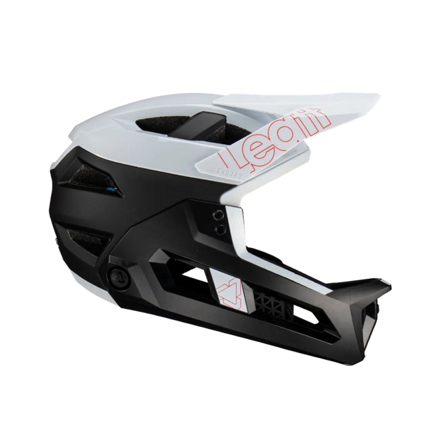 Helmet MTB Enduro 4.0 With Chin Guard Removable White/Black LEATT Bike