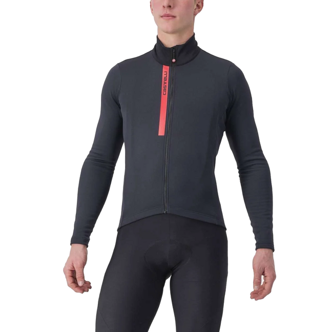 Castelli Entrata Thermal Jersey Black S