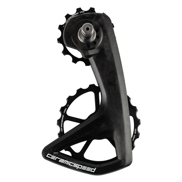 Sram Red Dérailleur à Poulies Oversized CeramicSpeed OSPW X Pour SRAM Eagle AXS - Vert Militaire Cerakote (Édition Limitée) Galet Supérieur CeramicSpeed