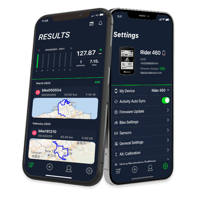 Bryton Rider Gps 460D cycle computer sensors LordGun online bike