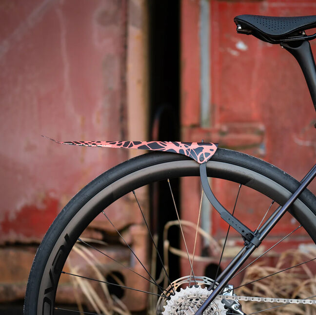 Ficher 10 Pz Bicicletta Posteriore Coda Parafango Riflettore Parafango Ovale Avvertimento Rosso Nero