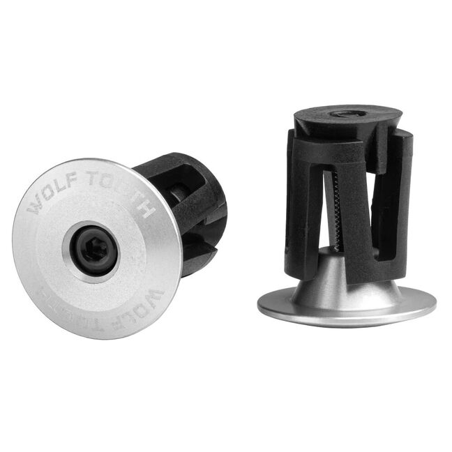 Embouts De Guidon Red Loon Pour VTT - Aluminium 6061-T6 - Serrage Intérieur - Universel 19-22mm - Noir
