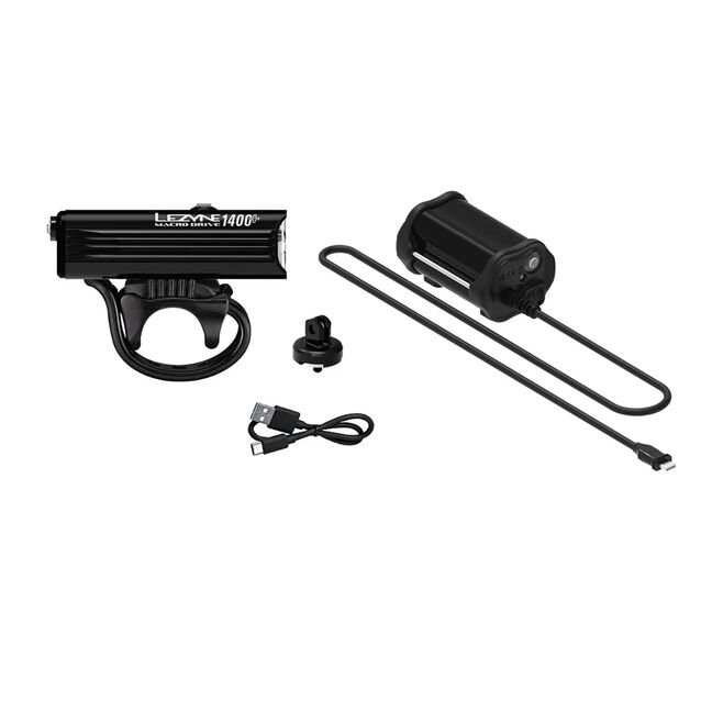 アクセサリー LEZYNE MACRO DRIVE 1400+ Amazon | レザイン(LEZYNE) 自転車用 フロントライト ブラック