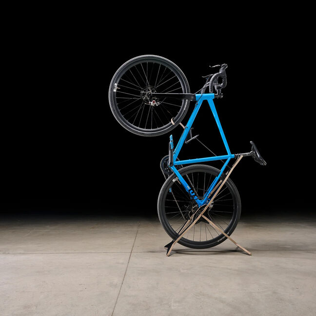 Cavalletto Verticale Per Bici – Supporto Da Pavimento Regolabile – Parcheggio Bicicletta