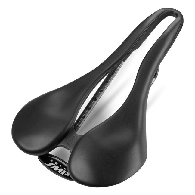 SMP Unisex Full-Carbon Lite Sattel – Schwarz, Ultraleicht, Ergonomisch, Einheitsgröße