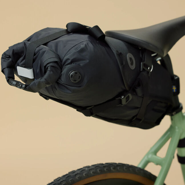 Borsa Sottosella Per Bici In Nylon - Leggera, Impermeabile, Con Strisce Riflettenti, Per MTB, Strada E City Bike