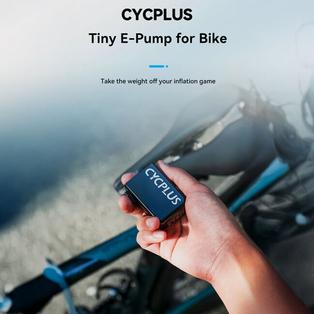 Mini-Pompe Electrique Cycplus AS2 Pro avec Manomètre - Suisse