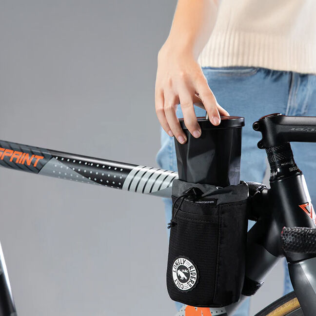 Borsa Da Manubrio Per Bici ZIMAOER, 1L, Ultraleggera (128g), Impermeabile, Riflettente, Con Tracolla, Per Bici Da Corsa, MTB E Gravel - 5