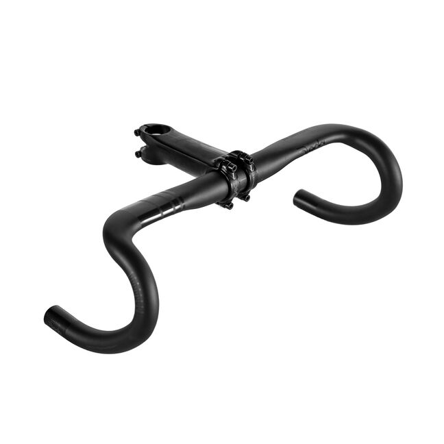 Deda Vinci 31.7 DCR Carbon Aero Handlebar - 44cm - polish on black (POB
