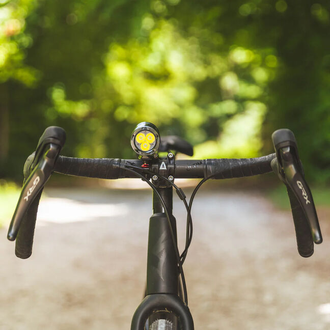 Exposure Lights Staffa Per Luce Bici Con Attacco QR Per Manubrio - Nero
