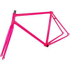 SuperCri Retrò fixed single speed fluo frame with junctions
