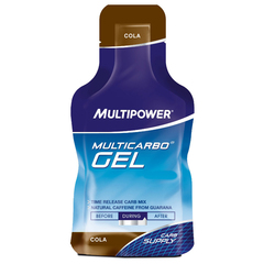 Multipower Multicarbo Gel cola guarana dietary supplement