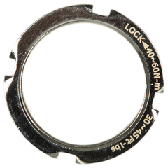 Fixed sprocket locking ring