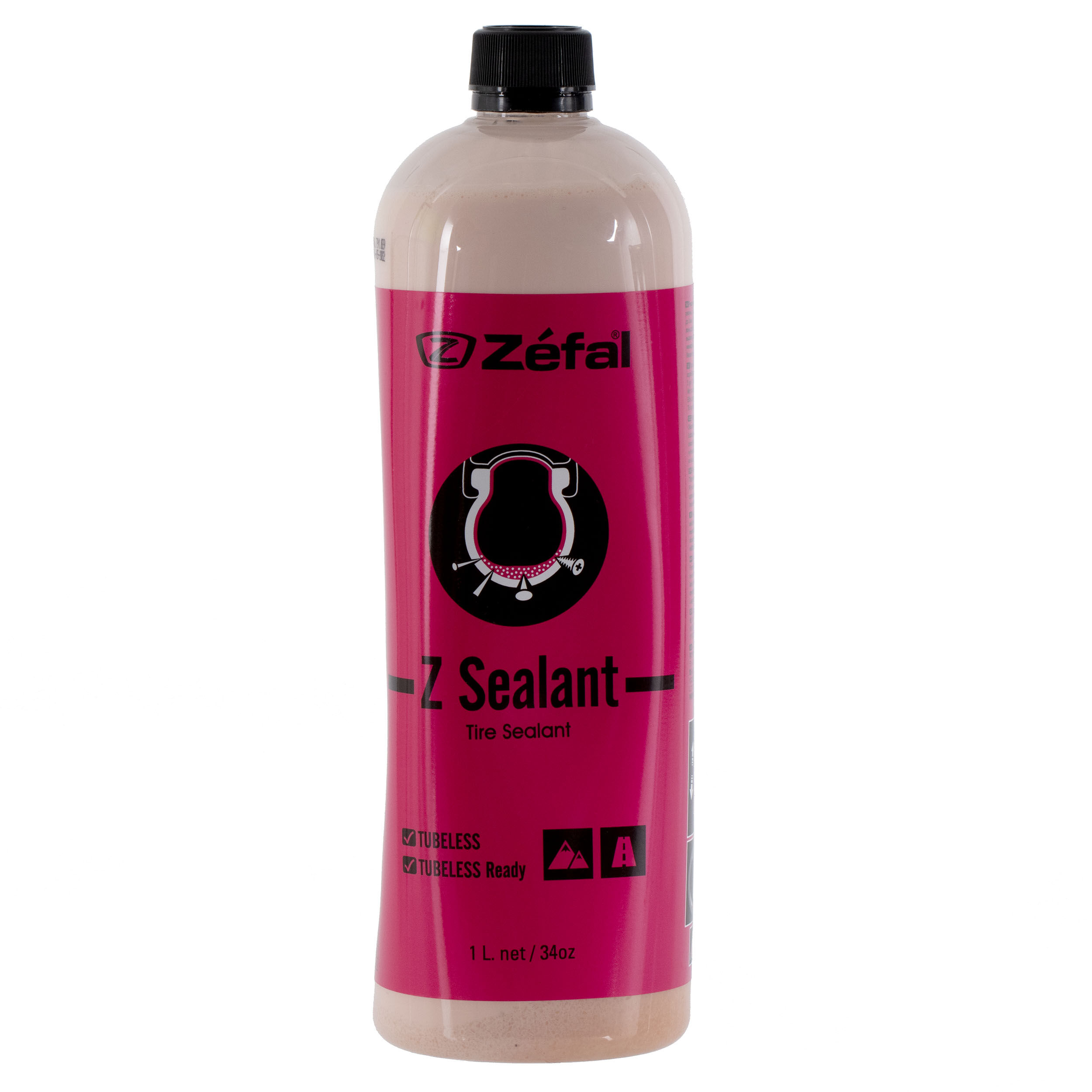 Liquide Préventif Anti-Crevaison ZEFAL Z-SEALANT (1L) + Seringue