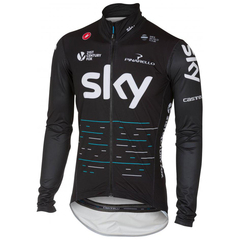 Castelli Pro Fit Rain Team Sky jacket