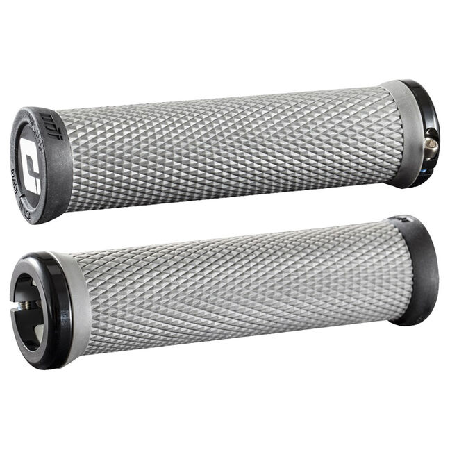Manopole Bici Ergonomiche Lock-On - Antiscivolo, In Gomma TPR E Alluminio, Per Manubri Da 22,2 Mm. Con Sistema Di Bloccaggio Doppio E Coperture Antipolvere. Perfette Per MTB, Bici Da Città E Da Corsa.